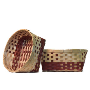 Rectangular Bamboo Basket Set